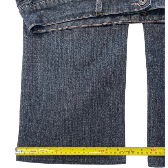 ST. JOHN'S BAY ~ Women's Modified Bootcut Jeans Capri Size 20W High-Rise Stretch - Picture 9 of 11